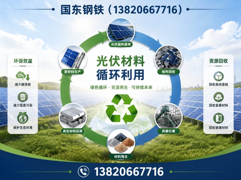 北辰区光伏材料循环利用展示图